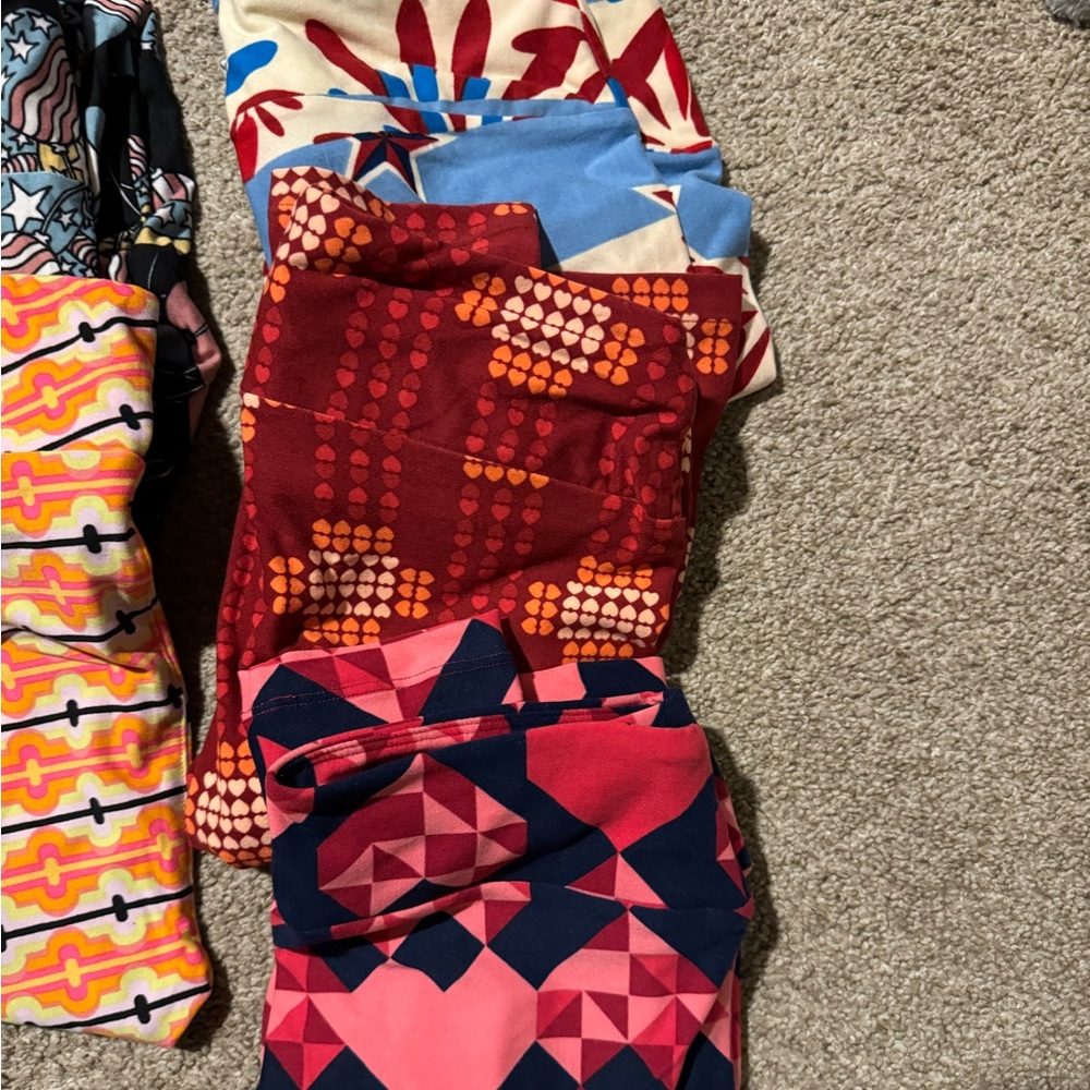 Lularoe leggings- one size - 7 pairs - new